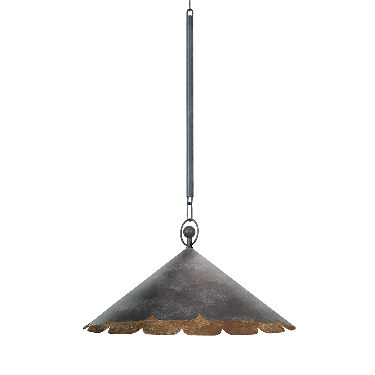 Hudson Valley Folly Beach 20.75" Pendant Verdigris
