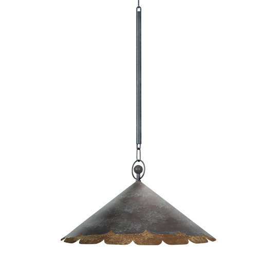 Hudson Valley Folly Beach 20.75" Pendant Verdigris