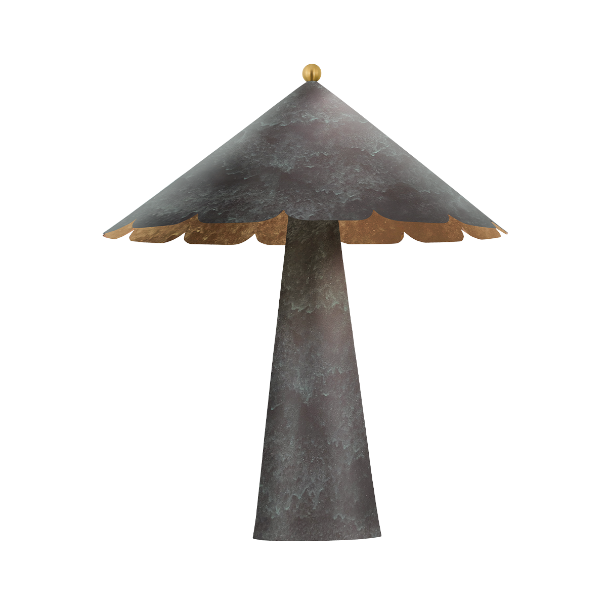 Hudson Valley Folly Beach Table Lamp Verdigris