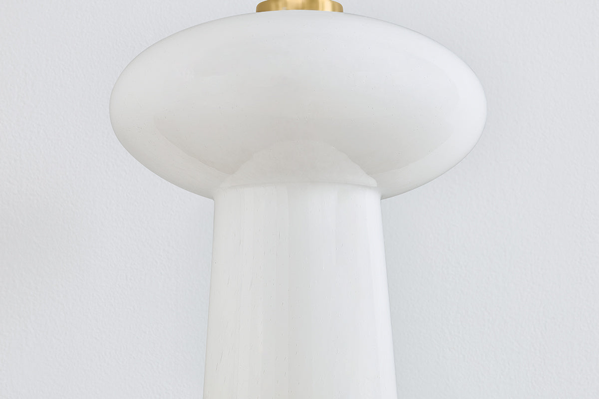 Hudson Valley Fords Table Lamp Aged Brass detail view 2