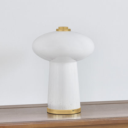 Hudson Valley Fords Table Lamp Aged Brass detail view 4