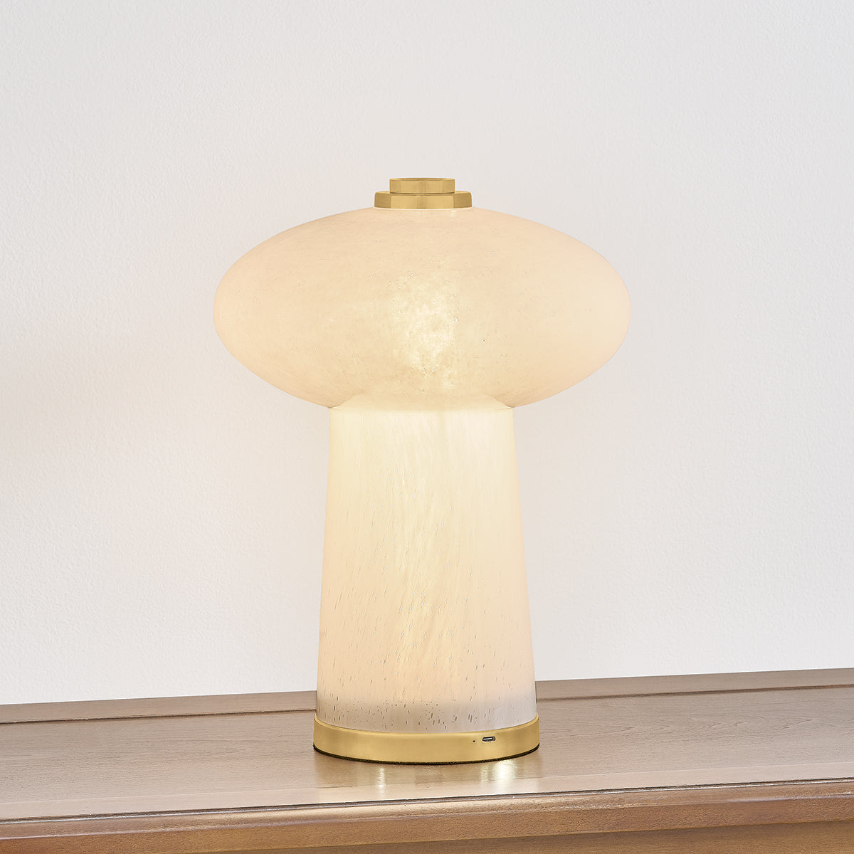 Hudson Valley Fords Table Lamp Aged Brass detail view 5