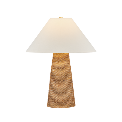 Hudson Valley Forest Heights Table Lamp Aged Brass