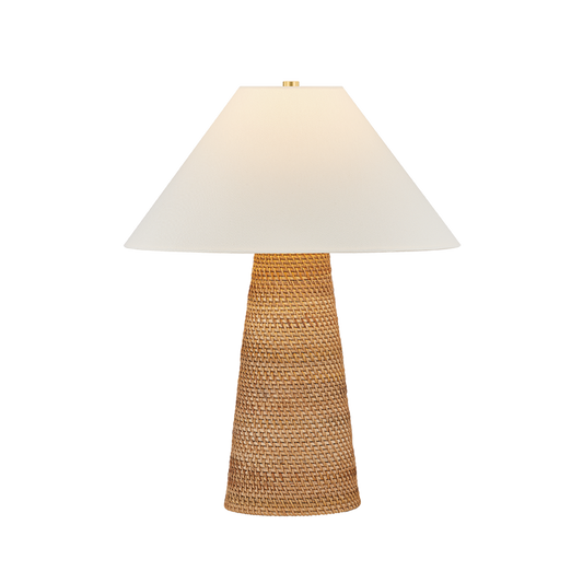 Hudson Valley Forest Heights Table Lamp Aged Brass