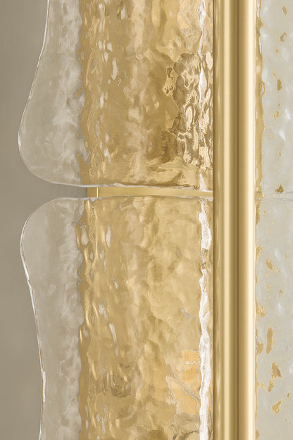 Hudson Valley Fosterdale 3-Light Wall Sconce in Aged Brass, room setting 4