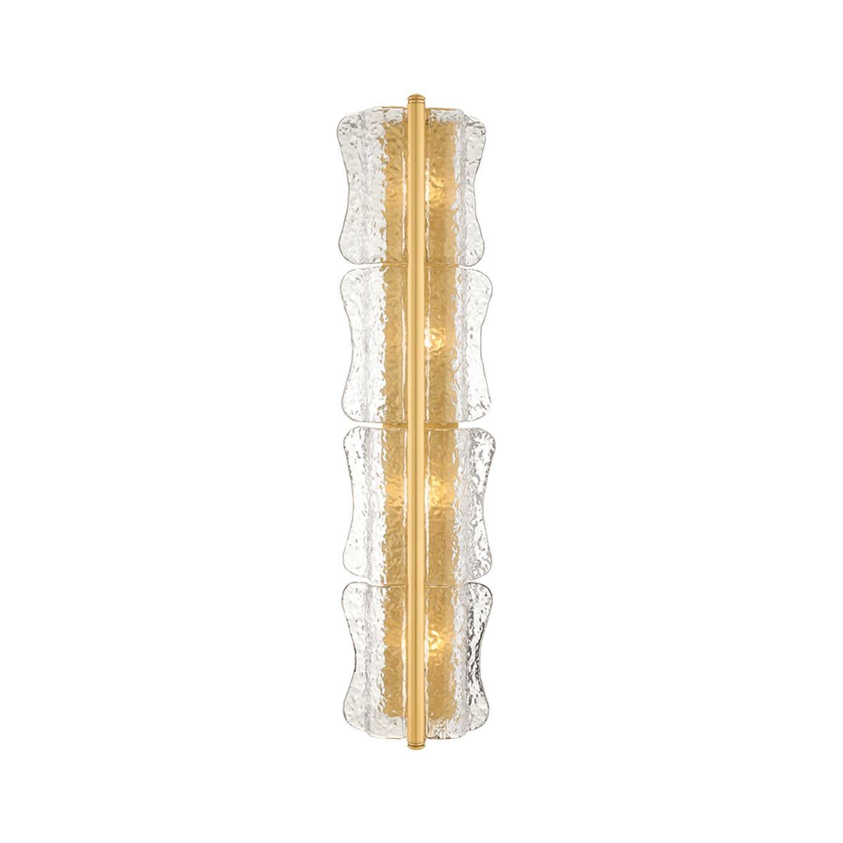 Hudson Valley Fosterdale 4-Light Wall Sconce Aged Brass