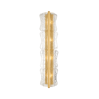 Hudson Valley Fosterdale 4-Light Wall Sconce Aged Brass