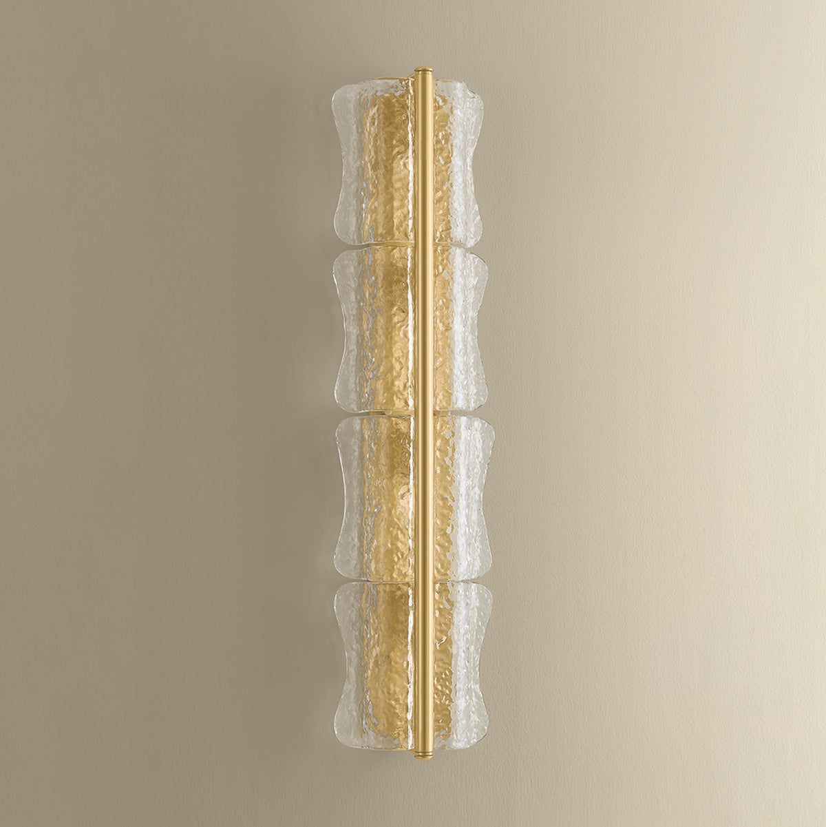 Hudson Valley Fosterdale 4-Light Wall Sconce in Aged Brass, alternate view 2