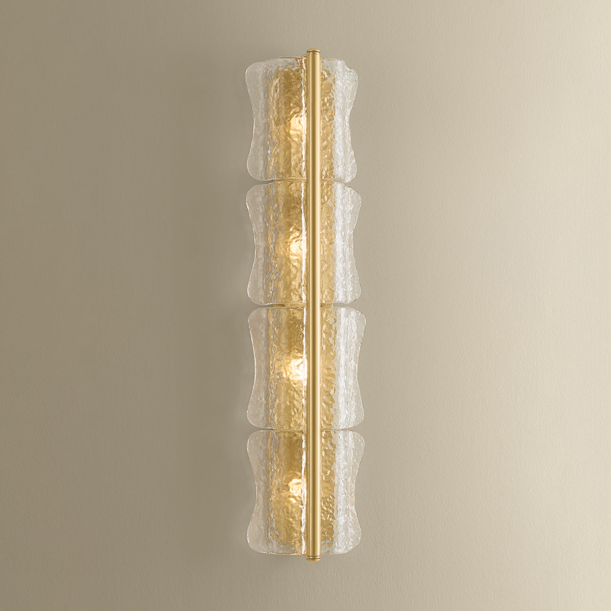 Hudson Valley Fosterdale 4-Light Wall Sconce in Aged Brass, alternate view 4