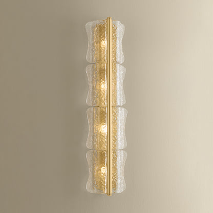Hudson Valley Fosterdale 4-Light Wall Sconce in Aged Brass, alternate view 4