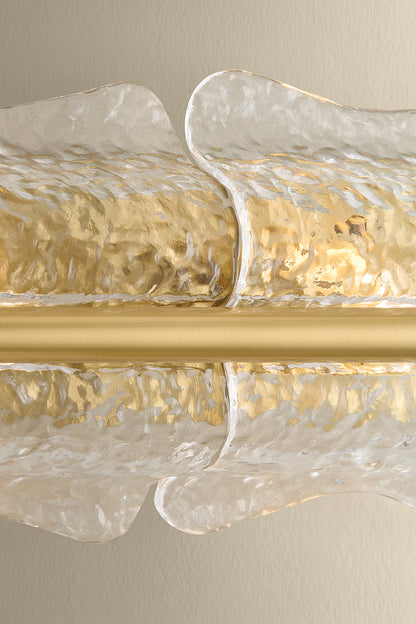 Hudson Valley Fosterdale 4-Light Wall Sconce in Aged Brass, room setting 5
