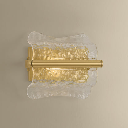 Hudson Valley Fosterdale Wall Sconce in Aged Brass, alternate view 3