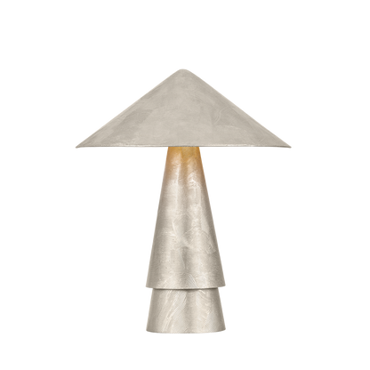 Hudson Valley Foxton Table Lamp Warm Silver Leaf