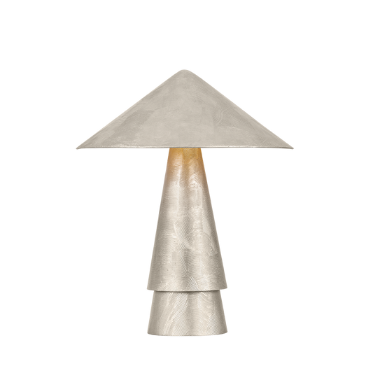 Hudson Valley Foxton Table Lamp Warm Silver Leaf