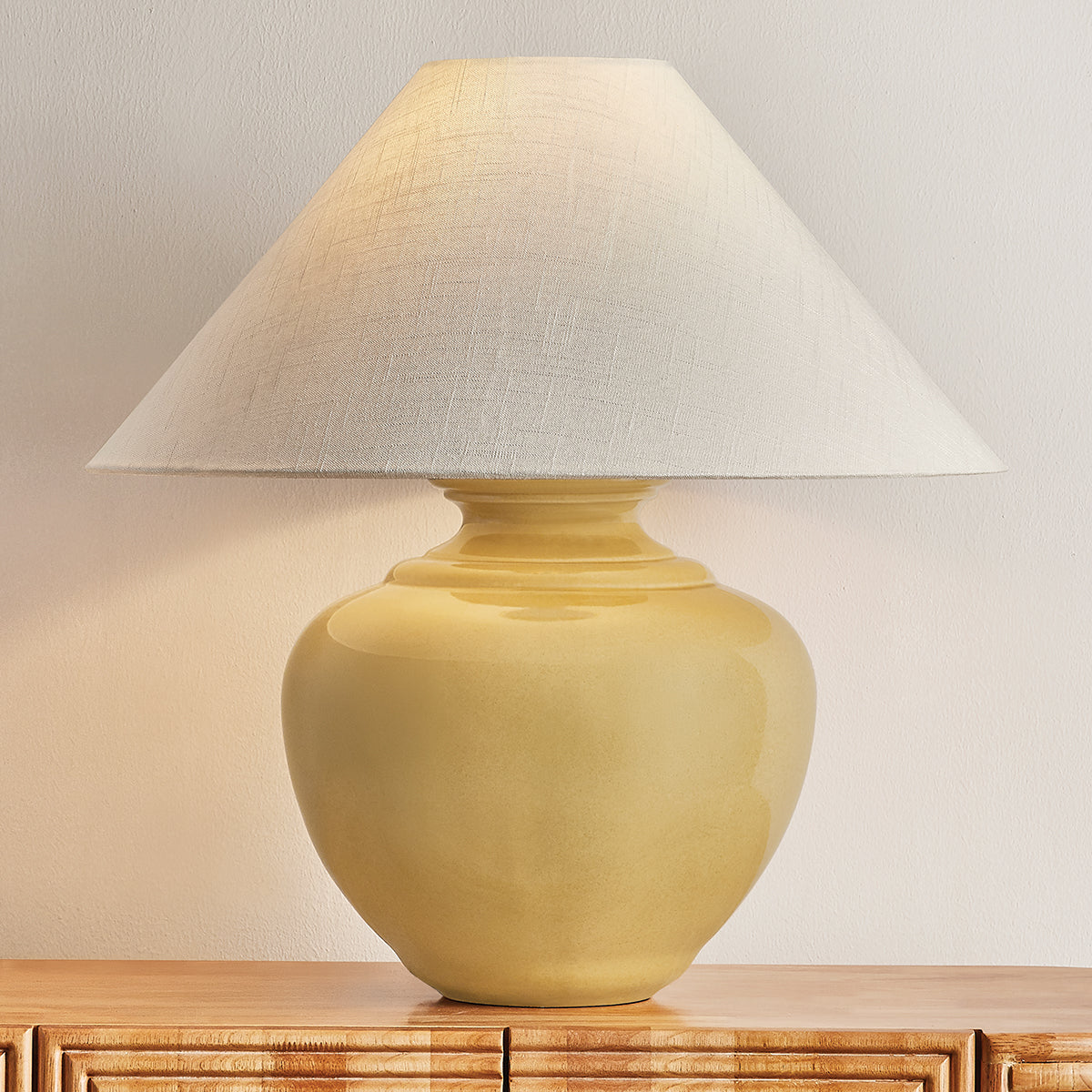 Hudson Valley French Ridge Table Lamp in Aged Brass, alternate view 2