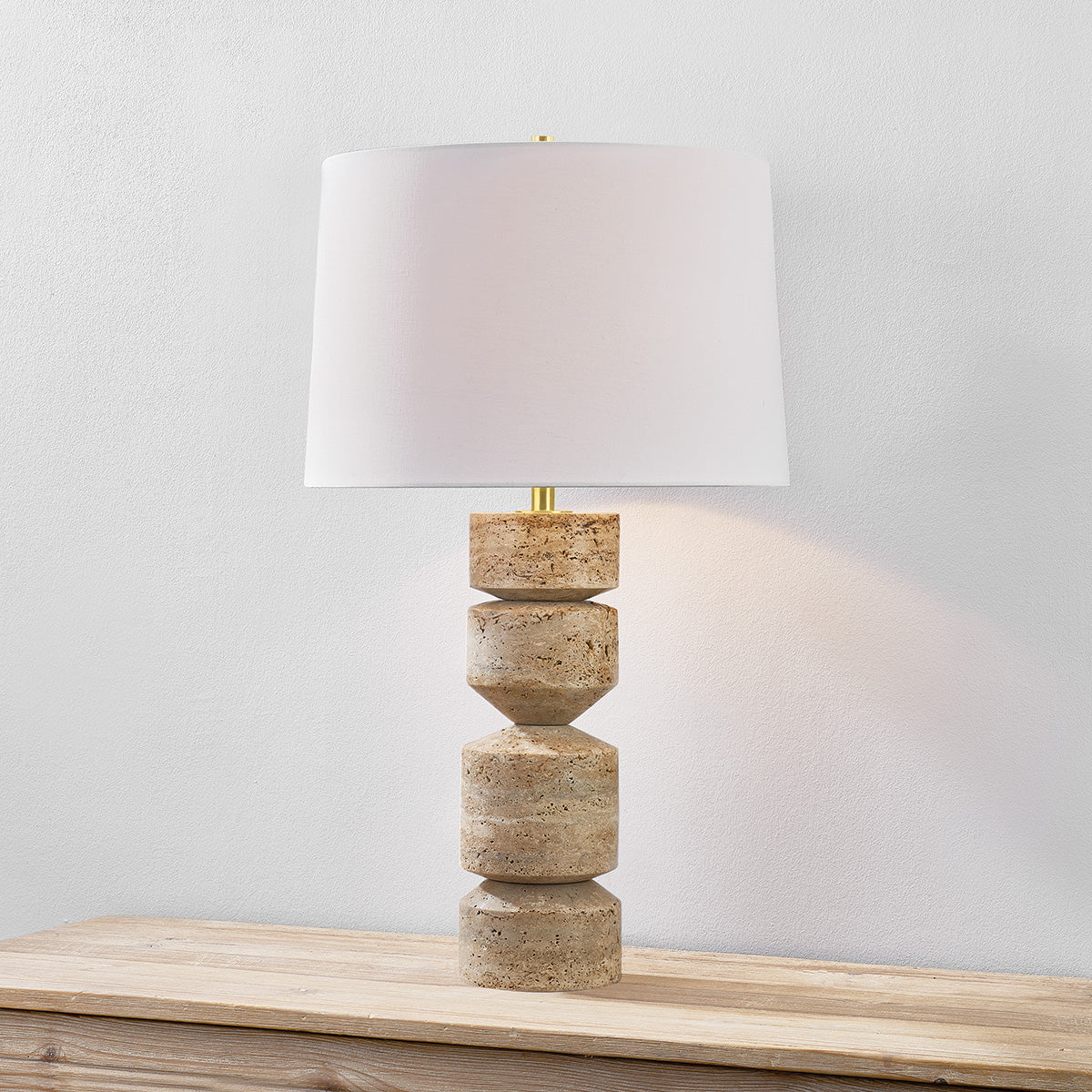 Hudson Valley Galeville Table Lamp in Aged Brass, alternate view 2