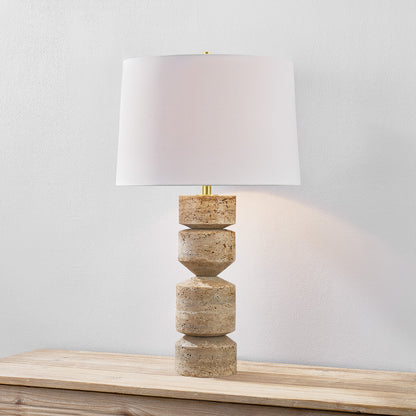 Hudson Valley Galeville Table Lamp in Aged Brass, alternate view 2
