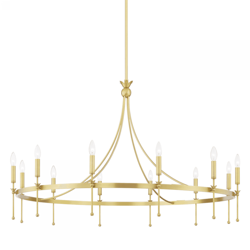 Hudson Valley Gates Chandelier Brass