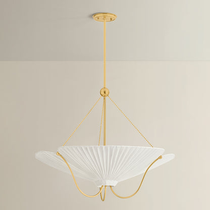 Hudson Valley Gerhard 3-Light Pendant in Aged Brass, alternate view 1