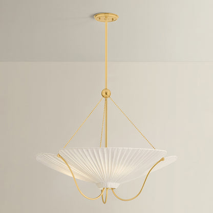 Hudson Valley Gerhard 3-Light Pendant in Aged Brass, alternate view 2