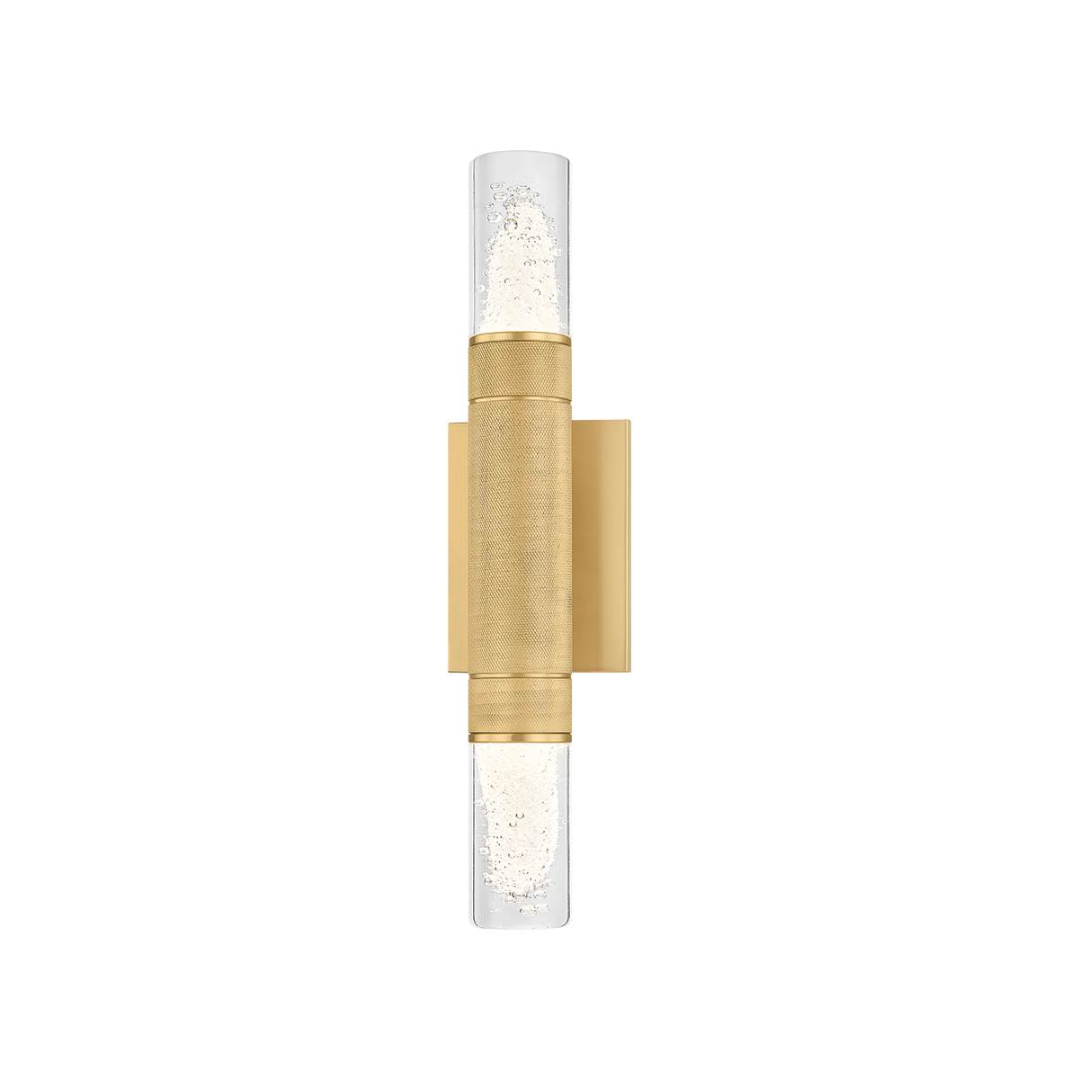 Hudson Valley Glen Cove 2-Light Wall Sconce Aged Brass