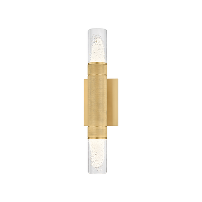 Hudson Valley Glen Cove 2-Light Wall Sconce Aged Brass