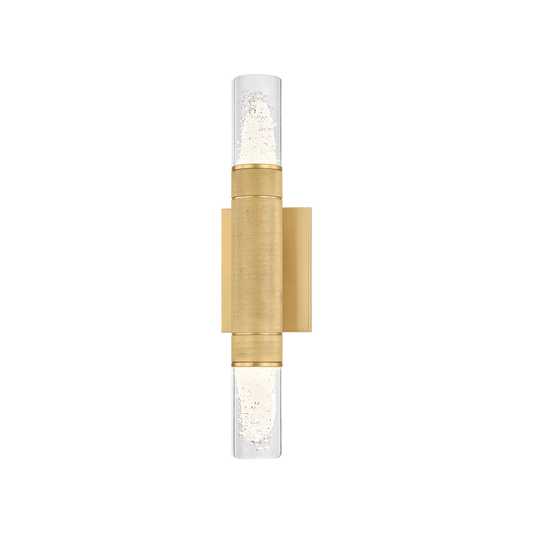 Hudson Valley Glen Cove 2-Light Wall Sconce Aged Brass