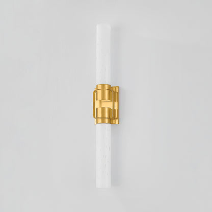 Hudson Valley Glen Oaks 2-Light Wall Sconce in Aged Brass, alternate view 1