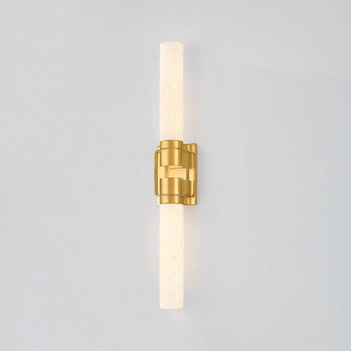 Hudson Valley Glen Oaks 2-Light Wall Sconce in Aged Brass, alternate view 2