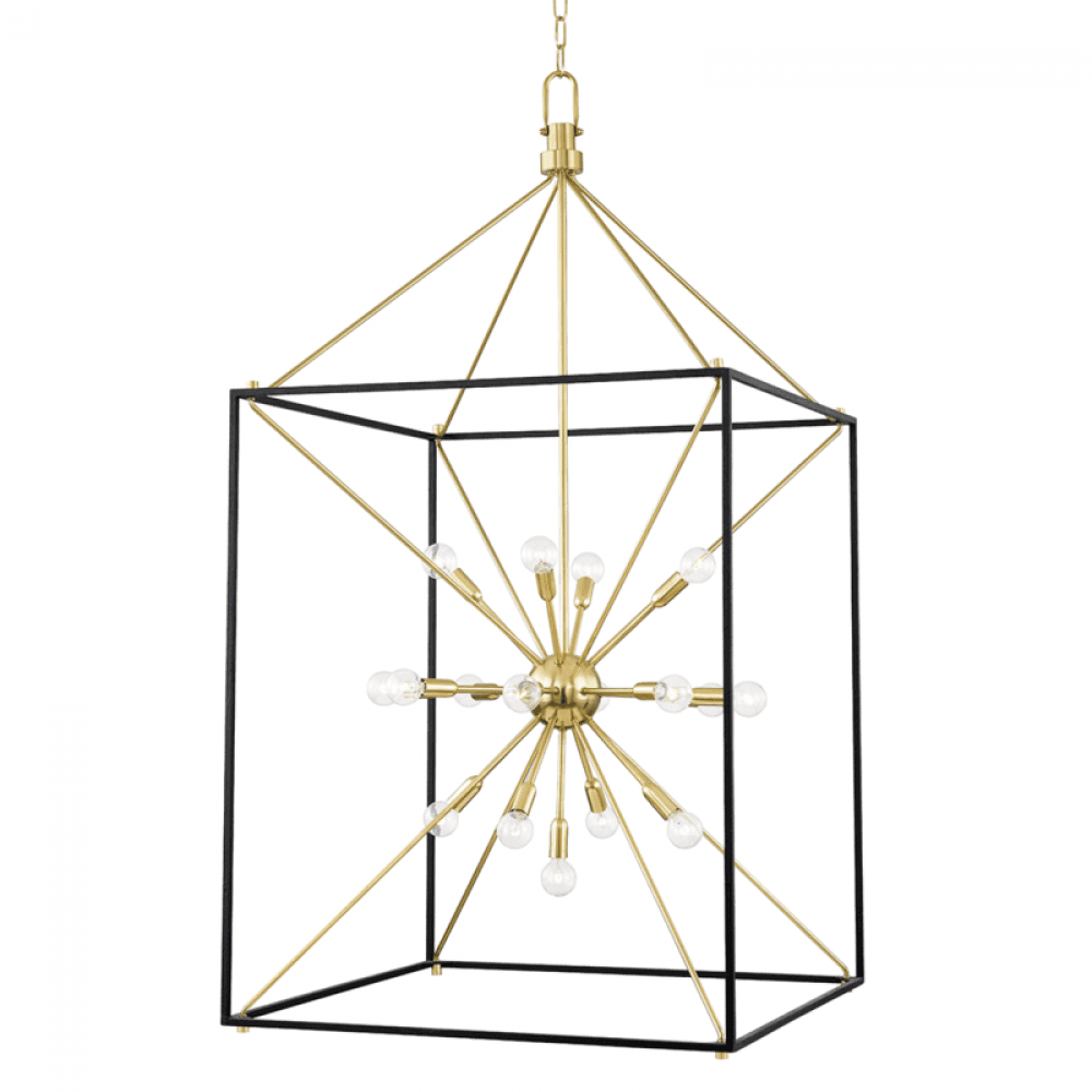 Hudson Valley Glendale Chandelier Black