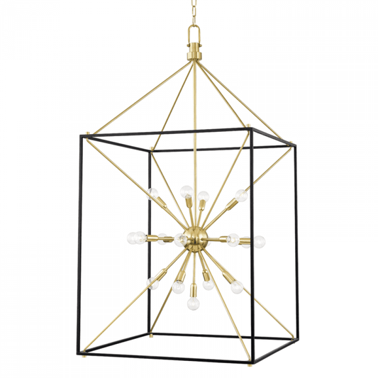 Hudson Valley Glendale Chandelier Black