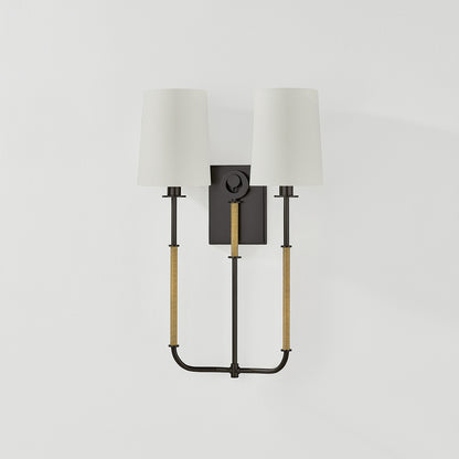 Hudson Valley Glenmont 2-Light Wall Sconce in Aged Brass, alternate view 1