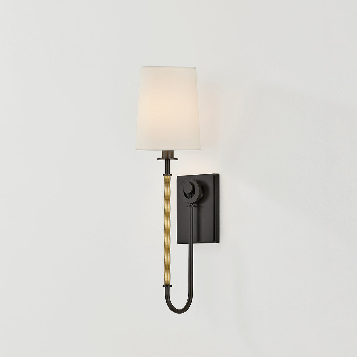 Hudson Valley Glenmont Wall Sconce in Aged Brass, alternate view 2