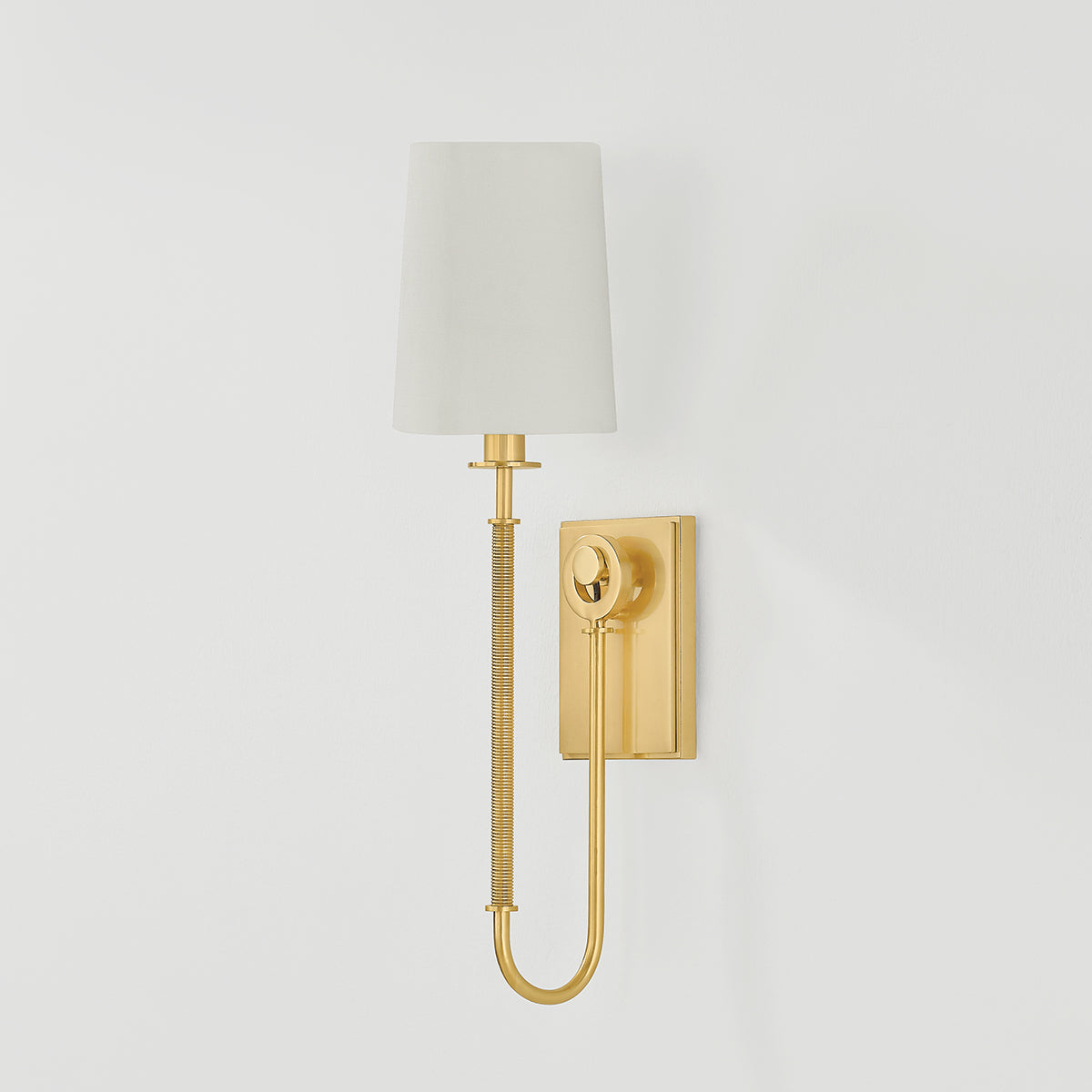 Hudson Valley Glenmont Wall Sconce in Aged Brass, alternate view 3