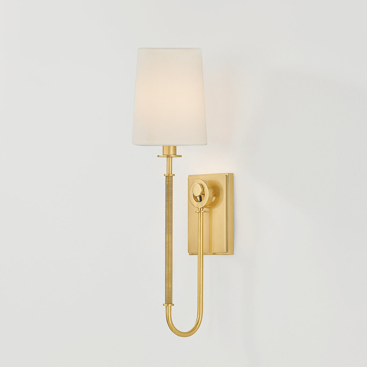 Hudson Valley Glenmont Wall Sconce in Aged Brass, alternate view 4