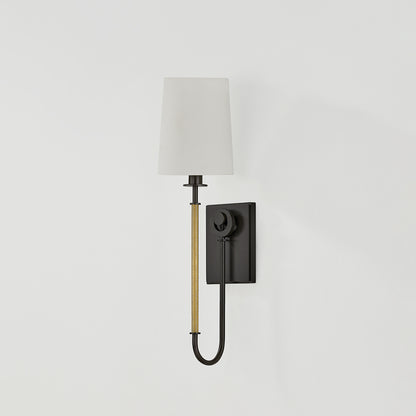 Hudson Valley Glenmont Wall Sconce in Aged Brass / Distressed Bronze, alternate view 1