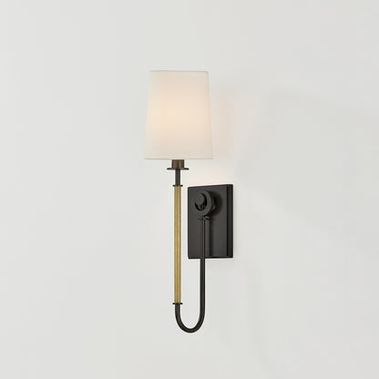 Hudson Valley Glenmont Wall Sconce in Aged Brass / Distressed Bronze, alternate view 2