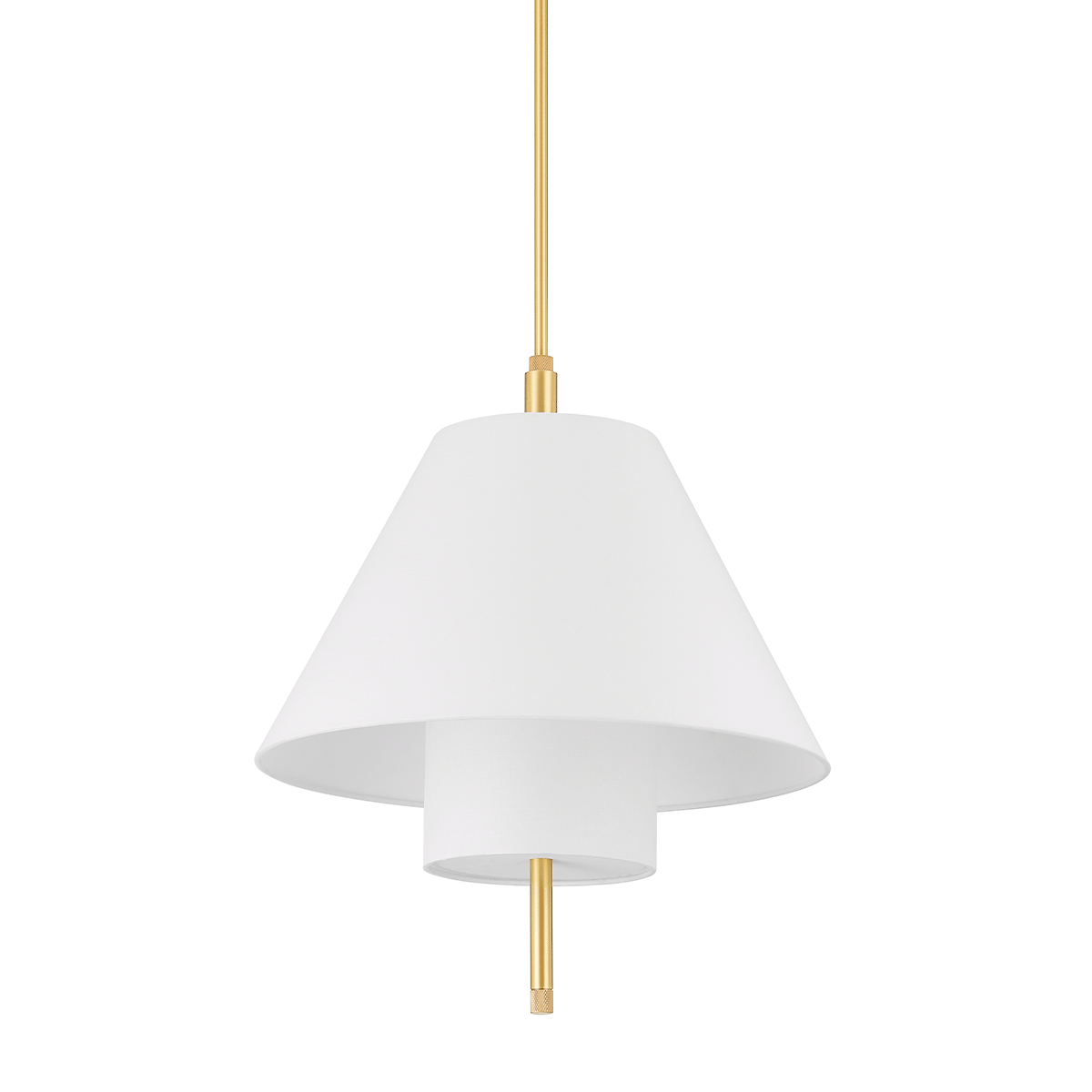 Hudson Valley Glenmoore Pendant Aged Brass