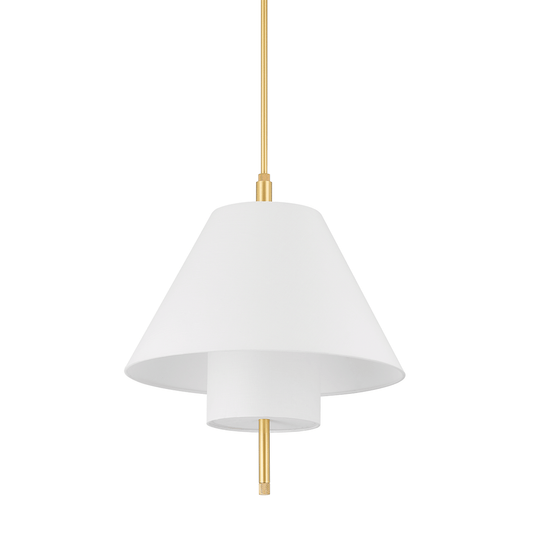 Hudson Valley Glenmoore Pendant Aged Brass