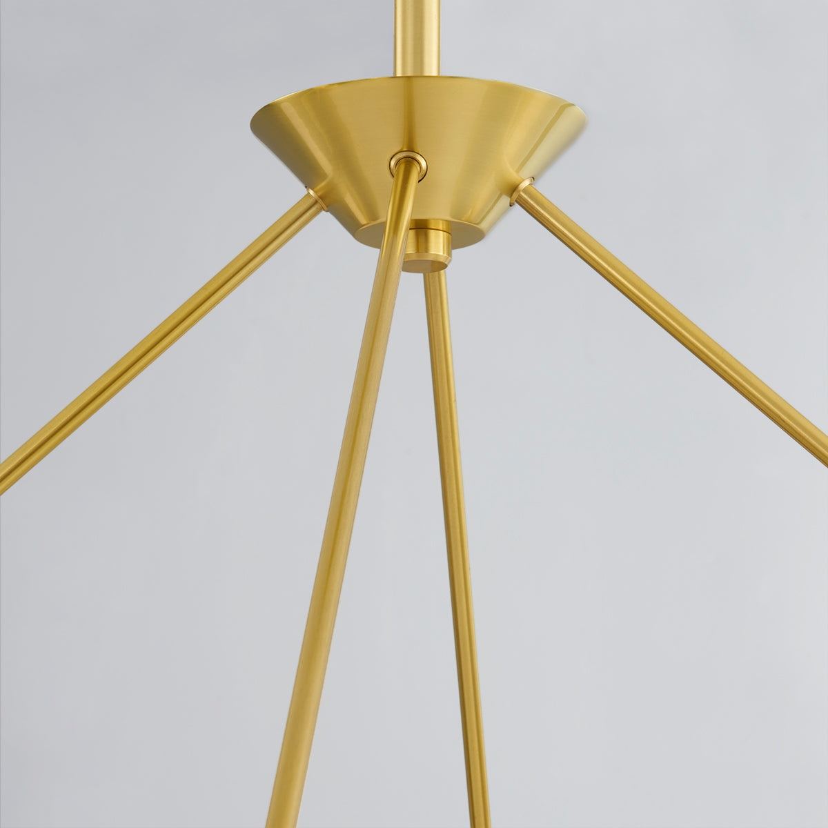 Hudson Valley Grafton 34" Chandelier in Aged Brass, alternate view 1