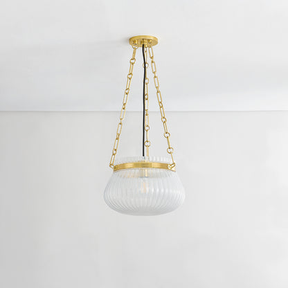 Hudson Valley Granby 13" Pendant in Aged Brass, alternate view 1