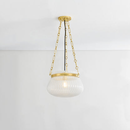 Hudson Valley Granby 13" Pendant in Aged Brass, alternate view 2