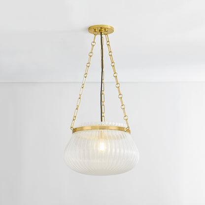 Hudson Valley Granby 17" Pendant in Aged Brass, alternate view 2