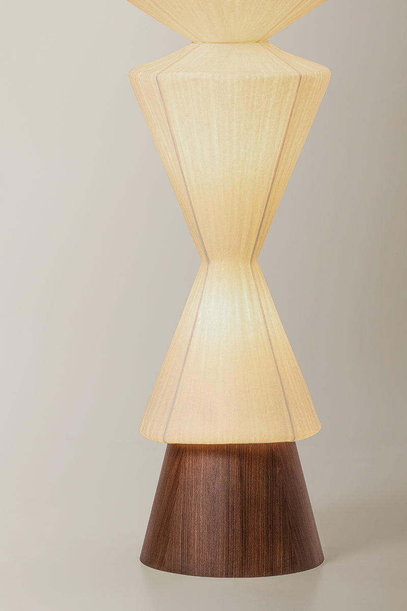Hudson Valley Greendale 5-Light Floor Lamp in Aged Brass, room setting 1