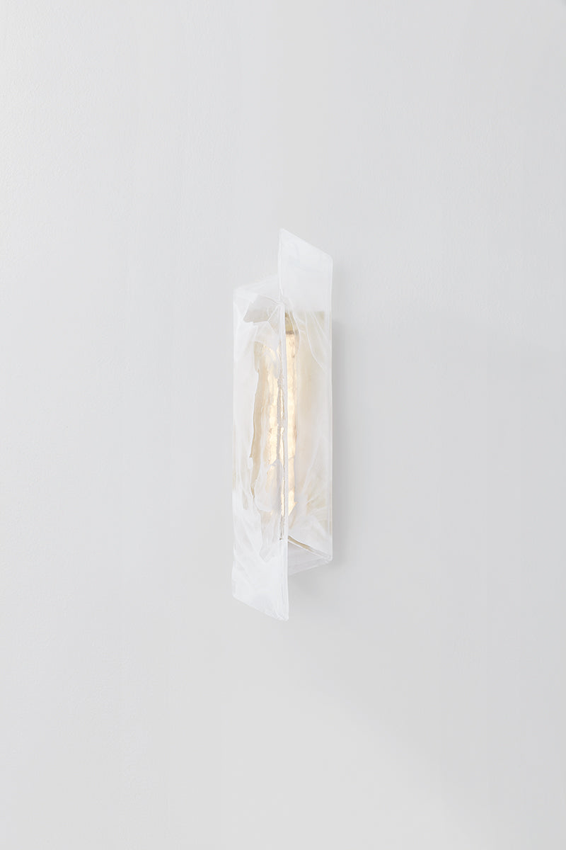 Hudson Valley Greenville Wall Sconce in Aged Brass, room setting 1