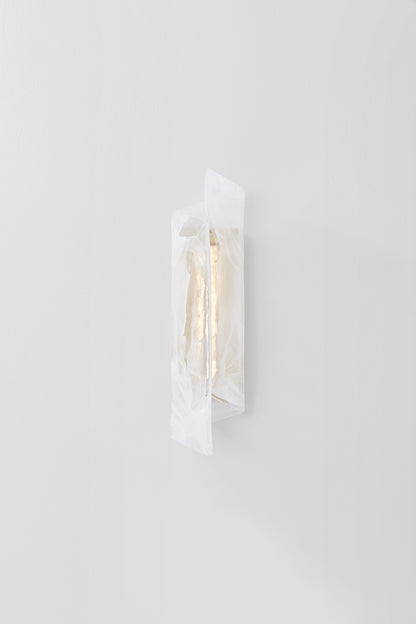 Hudson Valley Greenville Wall Sconce in Aged Brass, room setting 1