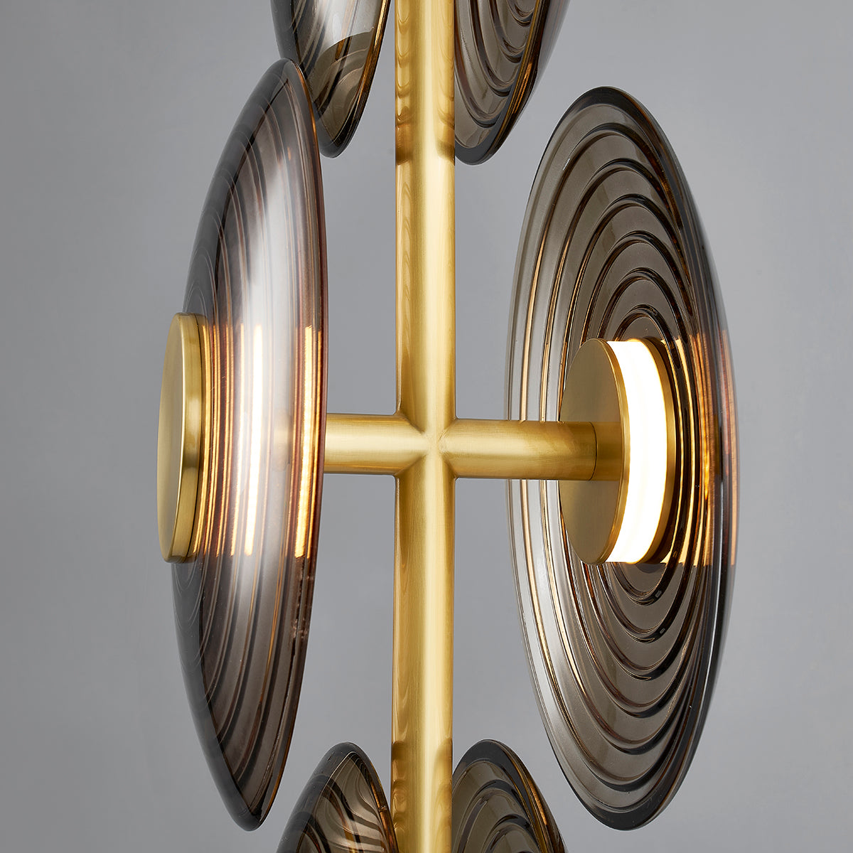 Hudson Valley Griston Pendant in Aged Brass, alternate view 2