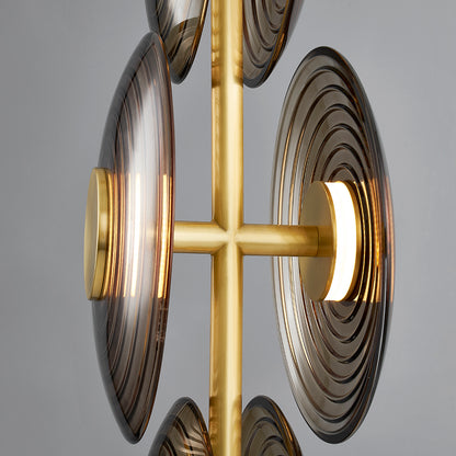 Hudson Valley Griston Pendant in Aged Brass, alternate view 2