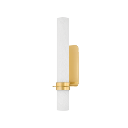 Hudson Valley Groveland Station 18" Tall Wall Sconce Aged Brass