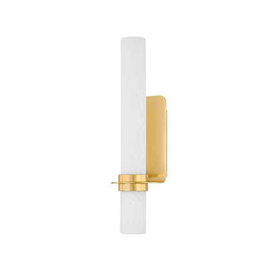 Hudson Valley Groveland Station 18" Tall Wall Sconce Aged Brass